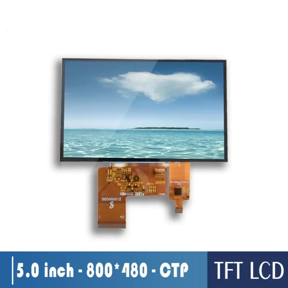 Dawupine 5 дюймов TFT ёмкостный Тач цветная (RGB) ЖК дисплей 800*480 дисплей|Дисплеи| |