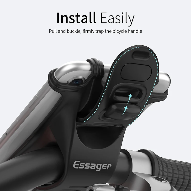 Универсальный держатель для телефона Essager на руль велосипеда iPhone X Xs Max 8 7 Plus Samsung |
