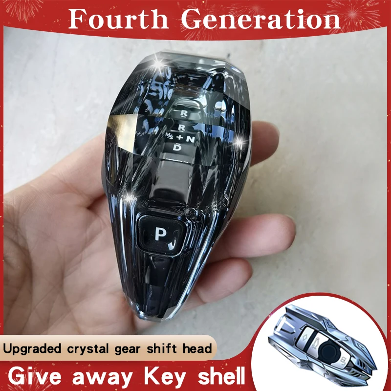 

For BAW 5 series 6 series X3 X4 X3i crystal gear shift knob 3 piece automatic gearbox shift lever shift handle gear head