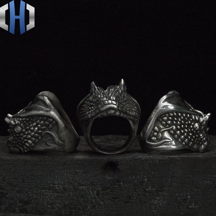 Оригинальные работы пустыня рогатая гадюка ручной Серебро 925 Серебряное кольцо