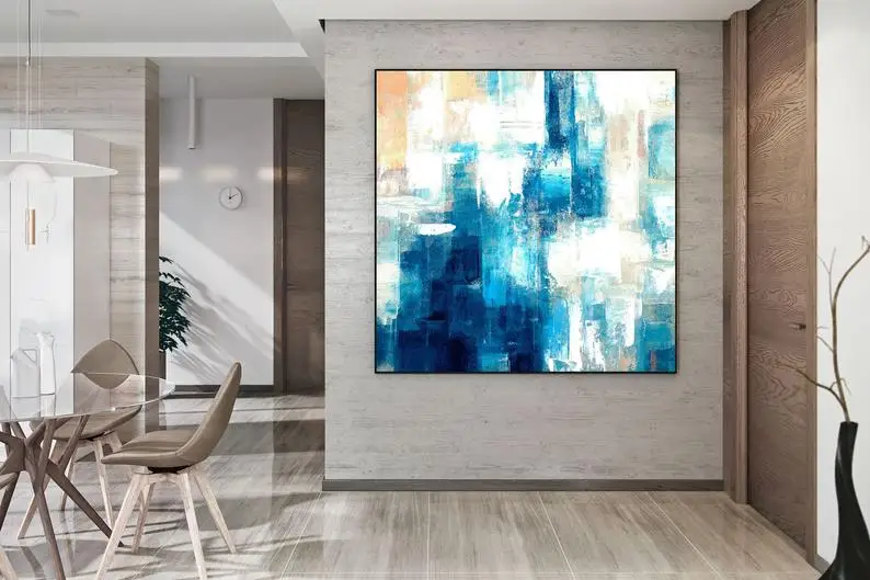 

Canvas Wall Art Modern Abstract Art Oversized Paintings Large Abstract on Canvas Oil Paintings Small Room Wall Decor Separate
