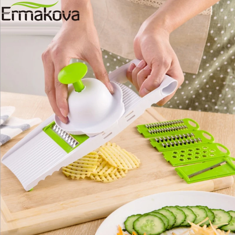 ERMAKOVA овощерезка Овощечистка Slicer измельчитель фруктов сыр Картофельная Терка