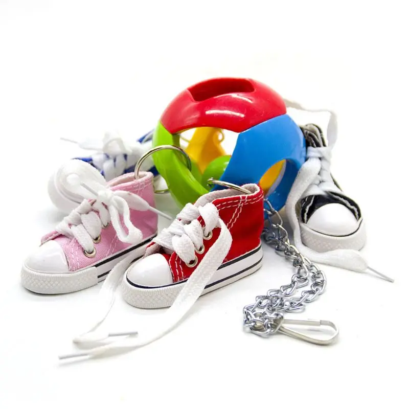 

Парусиновая мини-обувь для попугаев, декор для клетки