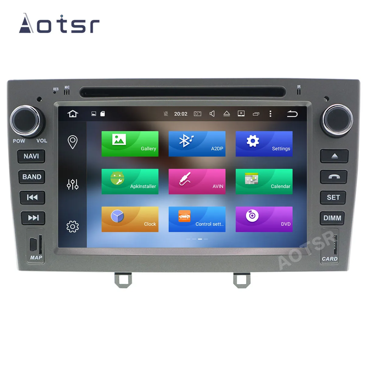 AOTSR 2 Din Android 10 автомобильное радио для Peugeot 308 408 2007 2014 мультимедийный плеер Авто GPS