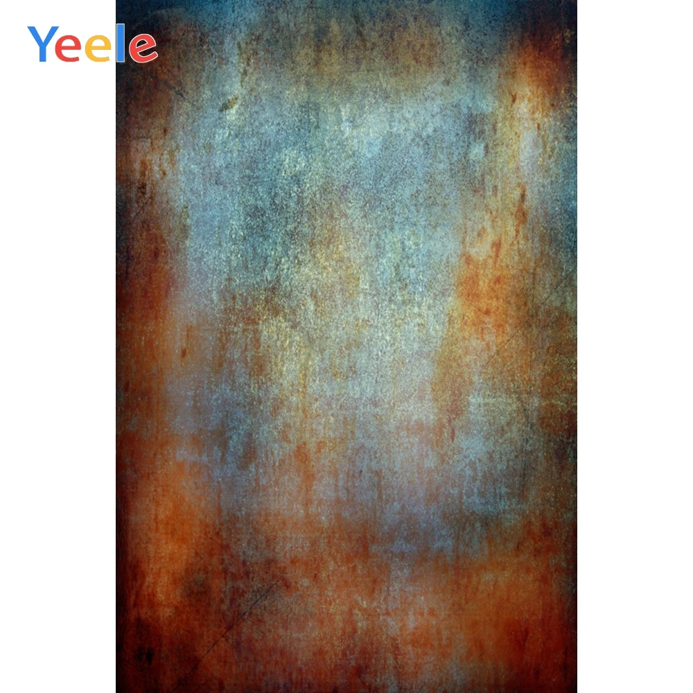 Фон для фотосъемки Yeele с изображением поверхности металлической текстуры ржавой