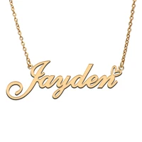 jayden name tag necklace personalized pendant jewelry gifts for mom daughter girl friend birthday christmas party present