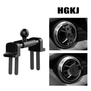 universal car air vent clip mount 17mm ball head for gravity car phone holder 360 magnetic gps car mobile support stand free global shipping