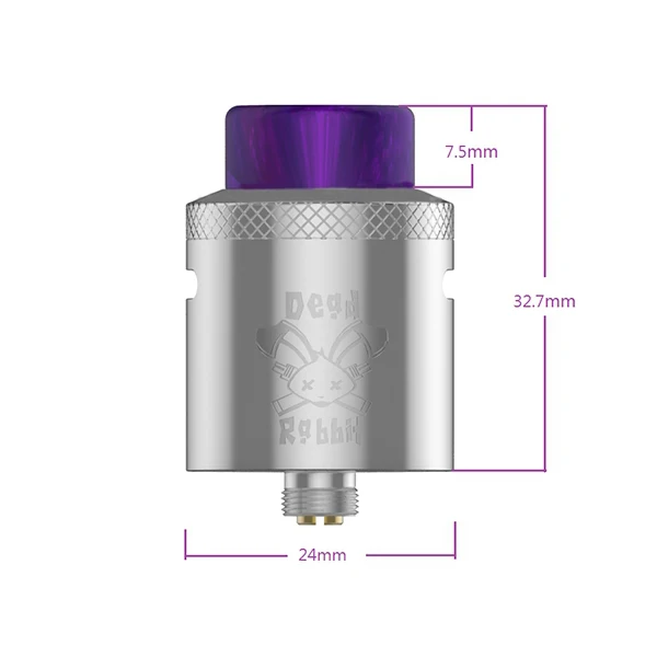 Большая распродажа оригинальный распылитель Hellvape Drop Dead RDA 24 мм диаметр 14