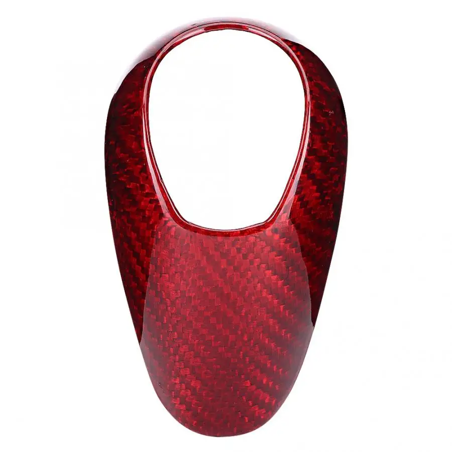 Gear Shift Collars Red Carbon Fiber Knob Cover Trim Fits for M2 M3 M4 M5 X5M X6M Car Accessories | Автомобили и мотоциклы