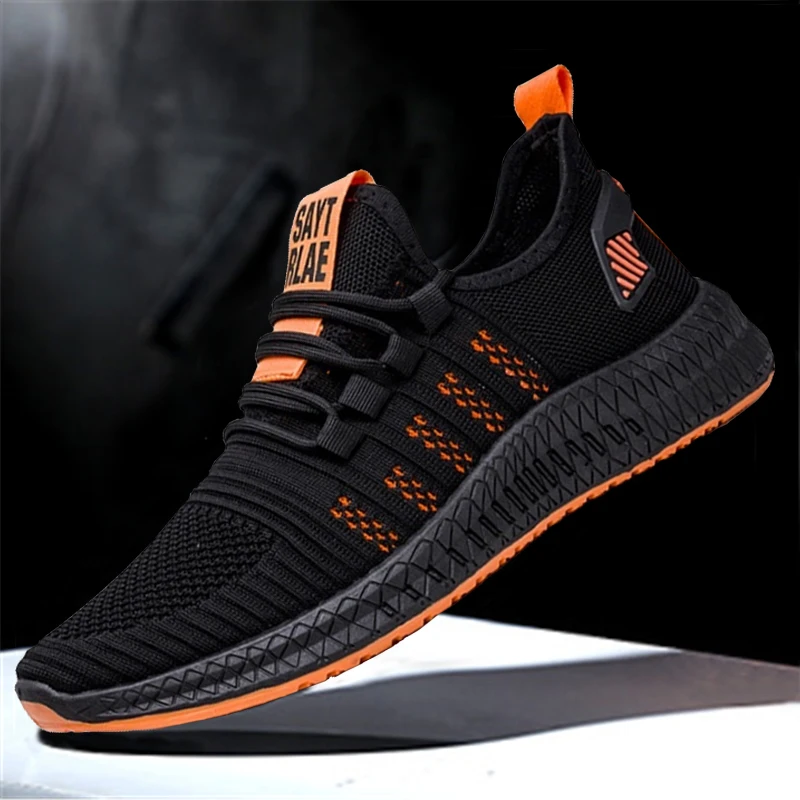 Мужские сетчатые кроссовки модные легкие дышащие из Вулканизированной Ткани