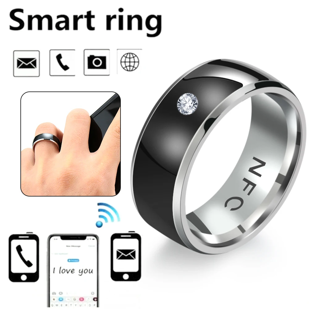 Fashion Multifunctional Intelligent Ring For All Android Technology Finger Smart Wear Digital NFC Hot Sale 2020 | Украшения и