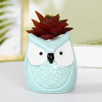 ceramic owl flowerpot nordic crafts multi meat flower jar decoration creative gifts multi function plant pots decorative