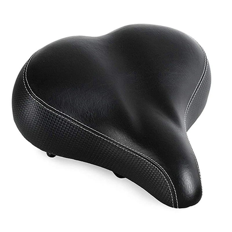 

Most Comfortable Bike Seat - Wide Oversized Bicycle Saddle Super Soft Universal Fit for Exercise Bike and Outdoor Bikes