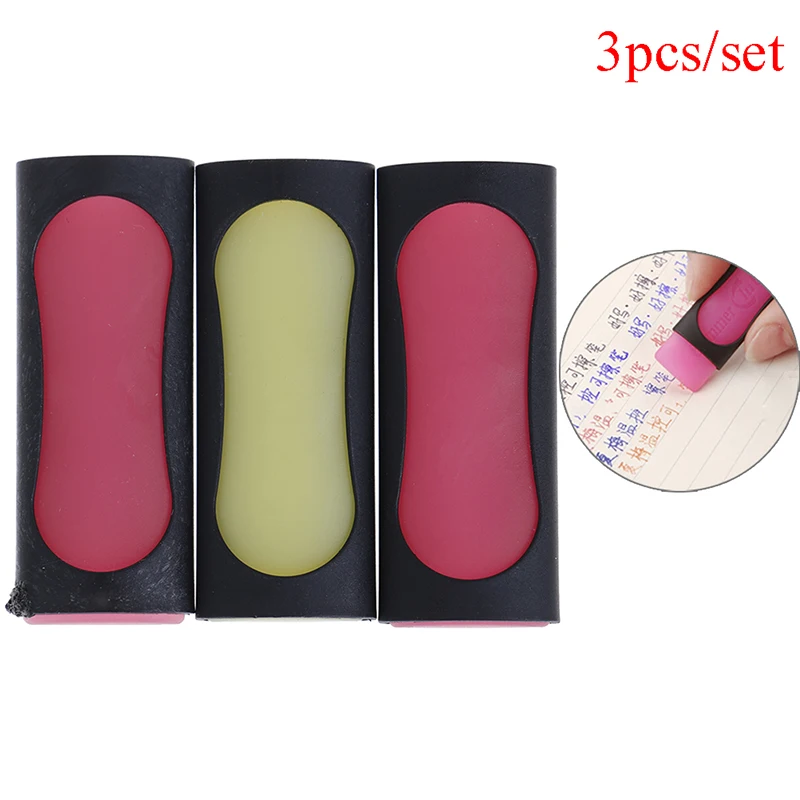 

3pcs Creative Lnk Erasers Cute Erasable Rubber Kawaii Students Stationary