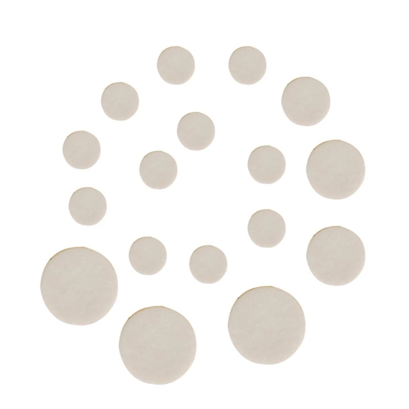 

17Pcs Faux Leather Clarinet Key Pads Musical Woodwind Wind Music Replacement