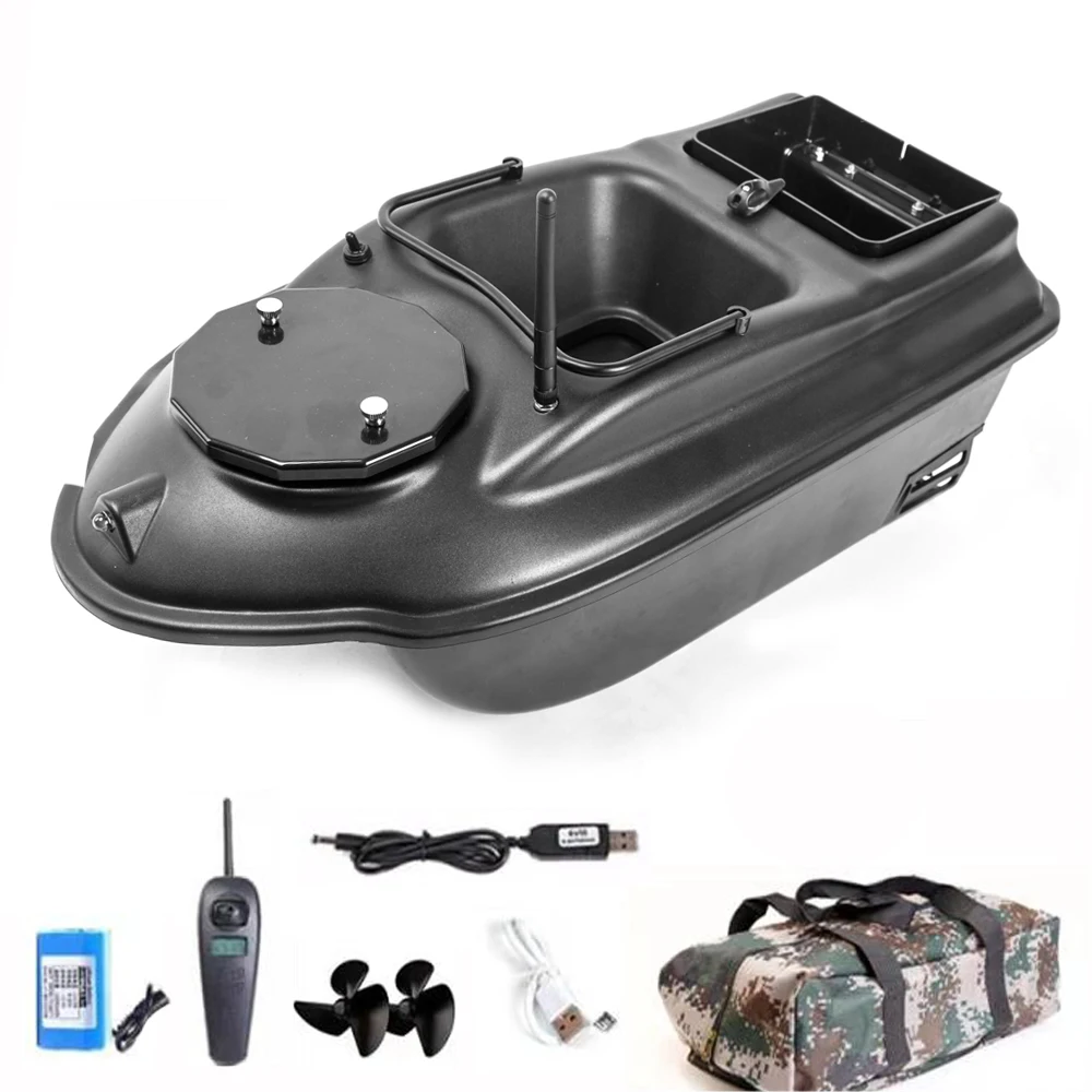 

Fishing Bait Boat with GPS 500m Wireless Remote Control Fish Finder 2.5KG Loading Double Motors Auto Cruise Control for Fishing