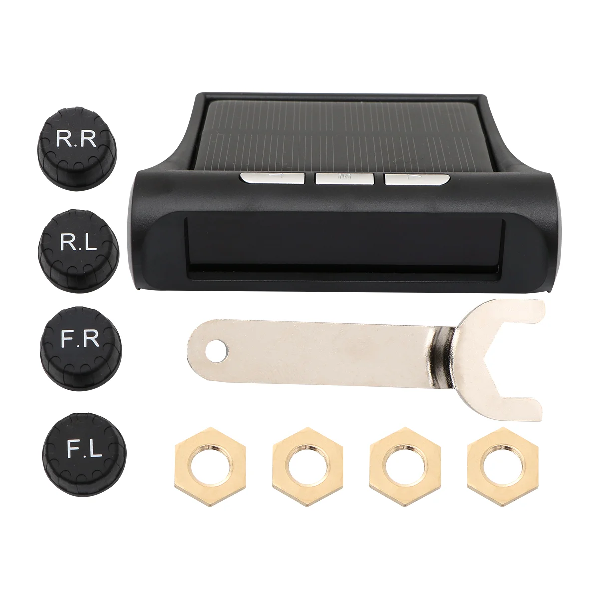 

Беспроводной Универсальный датчик давления в шинах на солнечной энергии, высокоточный детектор давления в шинах с цветным экраном