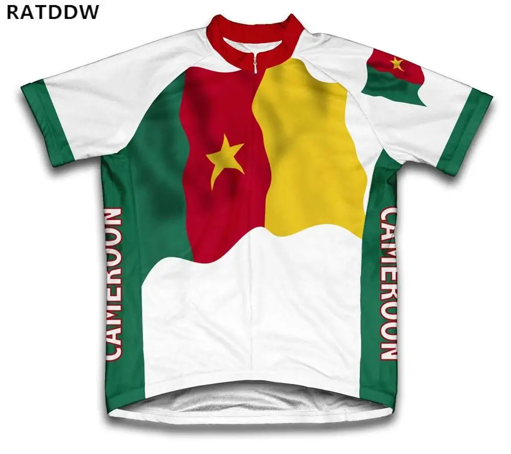 

Cameroon Flag Cycling Jersey for Men and Women Bike Jersey Tops Summer Racing Cycling Clothing Ropa Ciclismo Short Sleeve