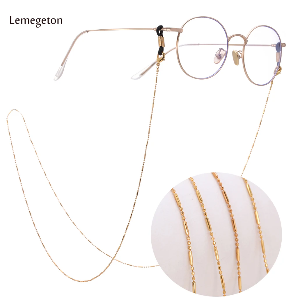 Lemegeton, солнцезащитные очки, ремешок, очки, цепь для женщин, металлические солнцезащитные очки, шнур, шнурок для очков, держатель для очков, аксессуары для очков