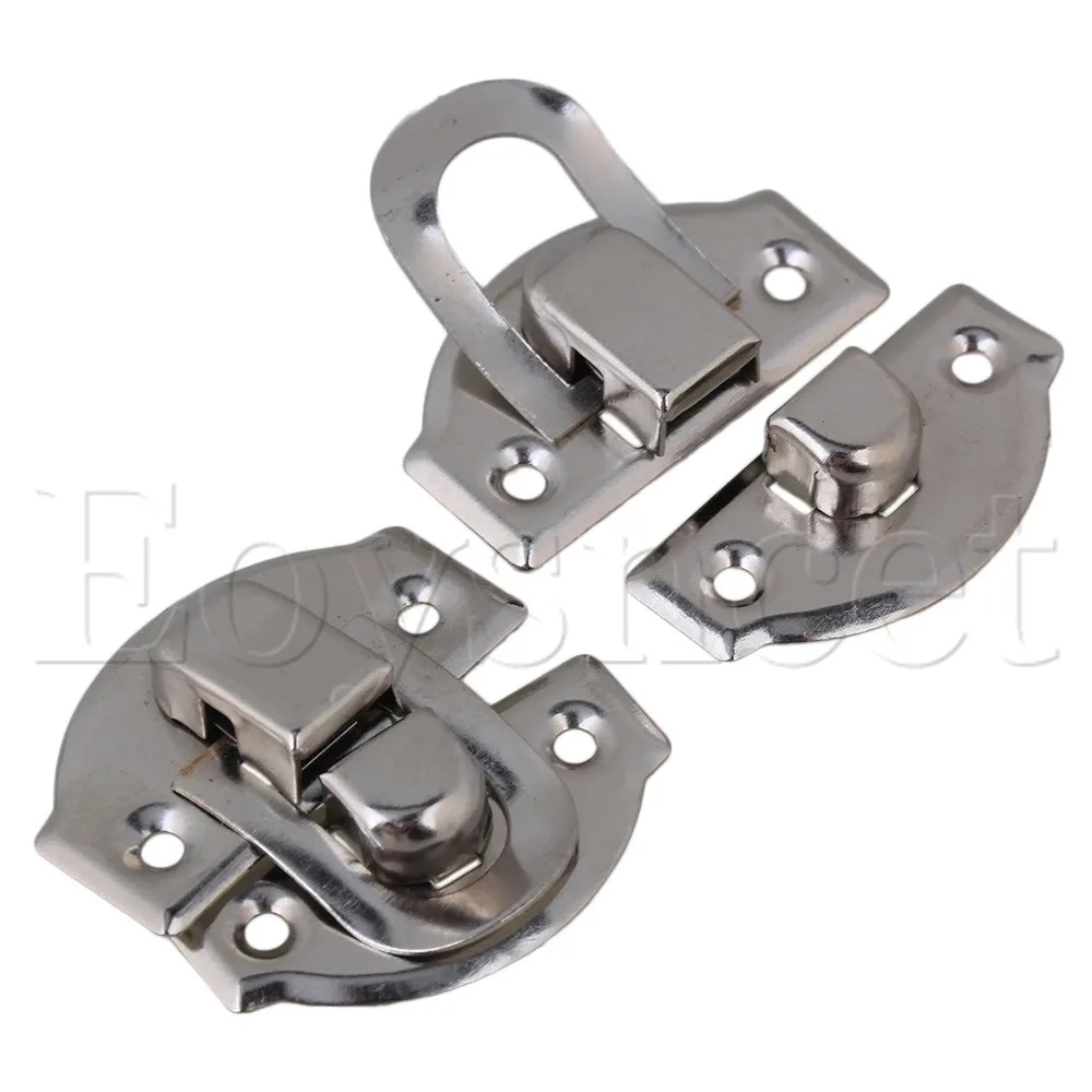 Винтажная шкатулка для ювелирных изделий 10 шт. цвет серебристый с замком на