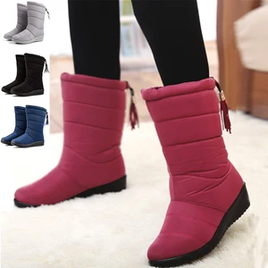 Women Boots 2021 Fashion Waterproof Snow Boots For Winter Shoes Women Casual Lightweight Ankle Botas Mujer Warm Winter Boots Women Boots 2021 Fashion Waterproof Snow Boots For Winter Shoes Women Casual Lightweight Ankle Botas Mujer Warm Winter Boots