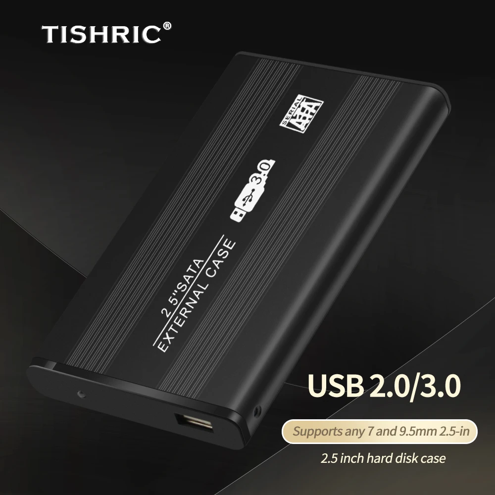 TISHRIC Hdd чехол для жесткого диска с 2 5 Корпус Usb 3 0 Sata футляр внешнего коробка
