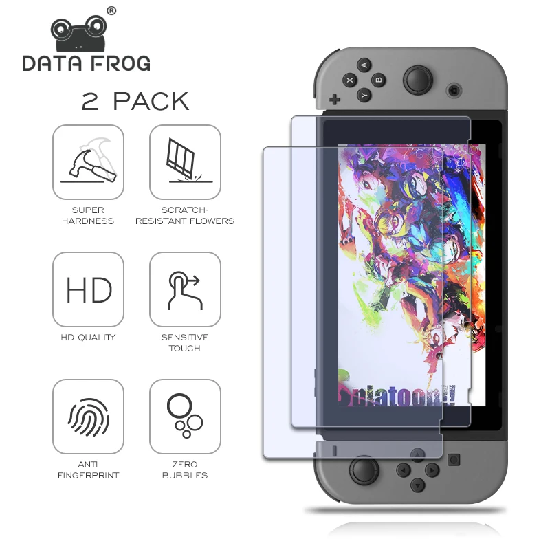 Защита экрана DATA FROG для Nintendo Switch 9H протектор из закаленного стекла аксессуары