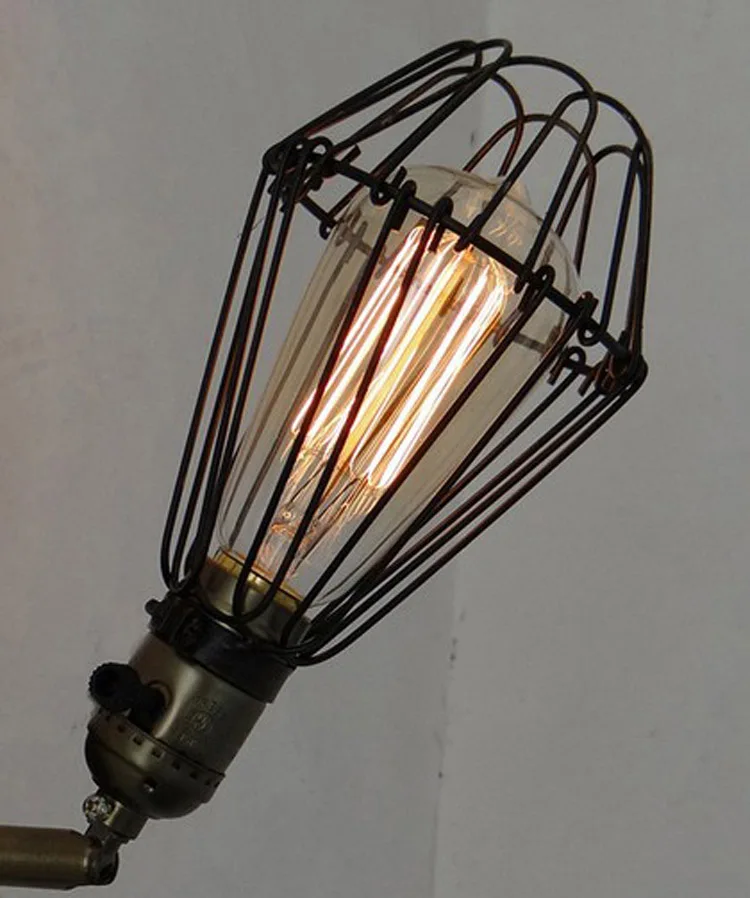 Омолаживающий настенный светильник с одной головкой в стиле деревни маленький