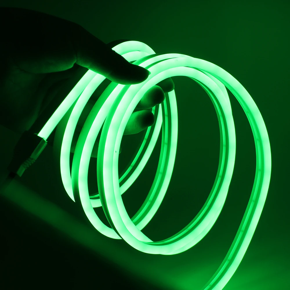 

DC12V Neon Light LED Strip Waterproof Neon Rope 6x12mm 2835 Fexible Ribbon Tape EU Plug for Home Decoration 1m 2m 3m 4m 5m