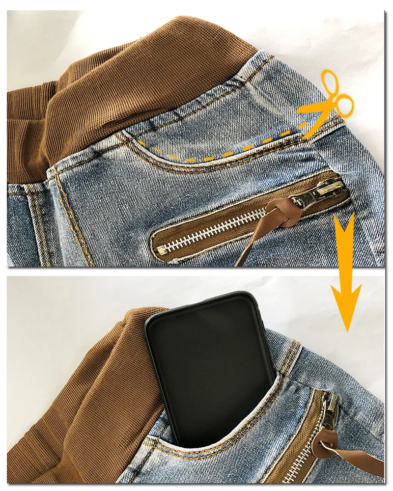 DIIMUU/Детские обтягивающие джинсы Джинсовые брюки для мальчиков Повседневные