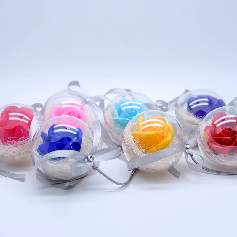 Вечный цветок розы хрустальный шар искусственный свадебные подарки имитация