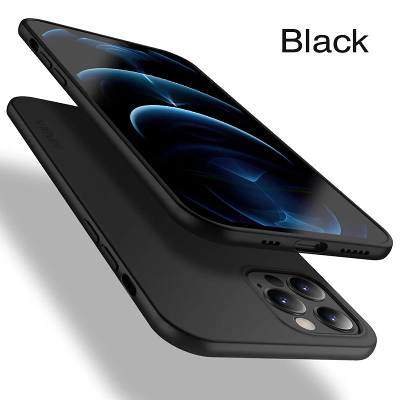 

X-Level Case For iPhone 12 Pro Max Soft TPU Ultra Thin Micro Matte Phone Back Cover For iPhone 12 Mini Case