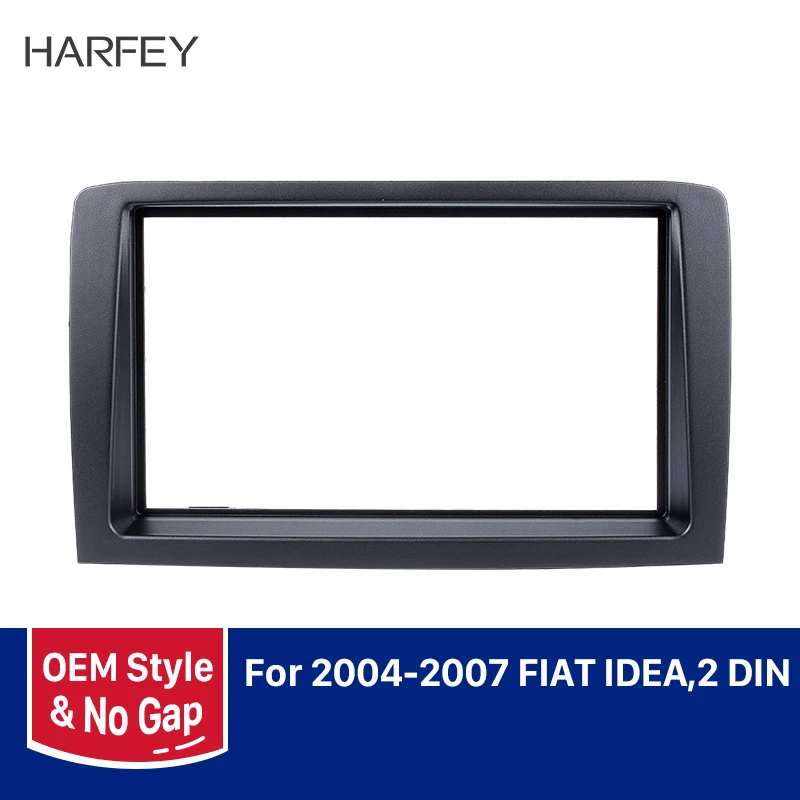 Harfey 2Din Автомобильная стерео Установочная панель комплект для 2004 2005 2006 2007 FIAT IDEA CD Установка DVD проигрыватель рамка фасции приборной панели комплект крепления