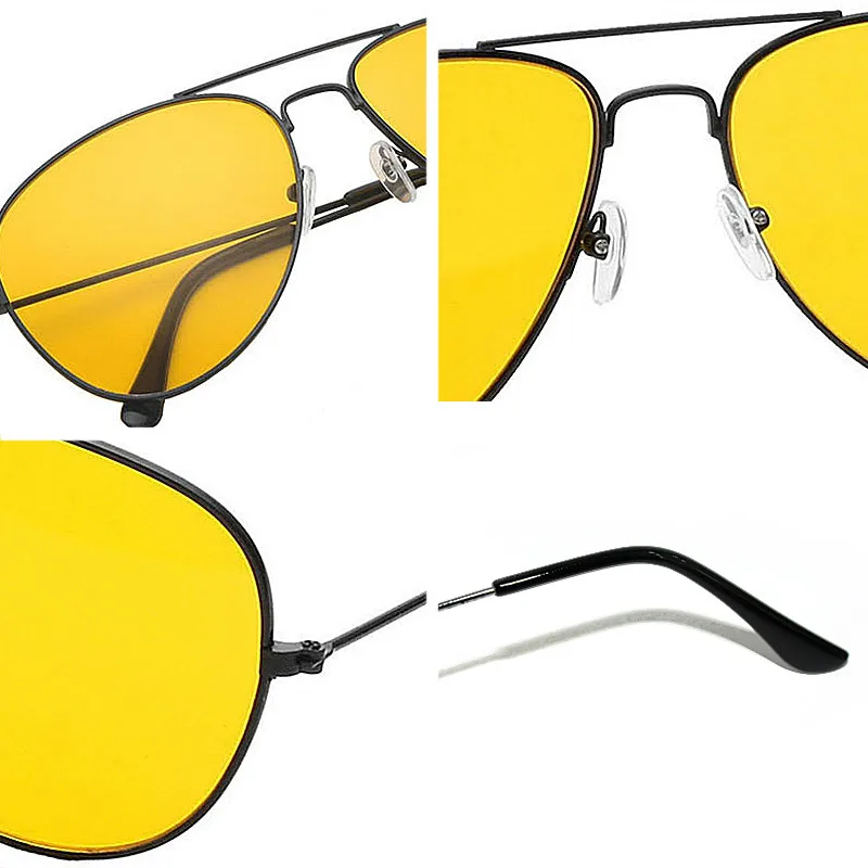 1 шт. мужские солнцезащитные очки для водителей ночного видения антибликовые