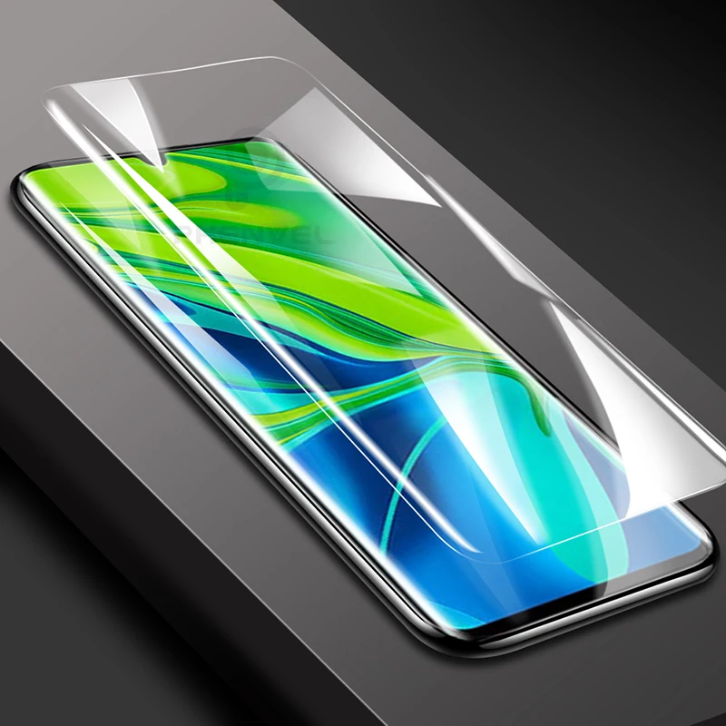 Gel Protective Film For Xiaomi mi note 10 Full Cover Hydrogel Film Xiomi Note 10 Lite High Clear Screen Protector