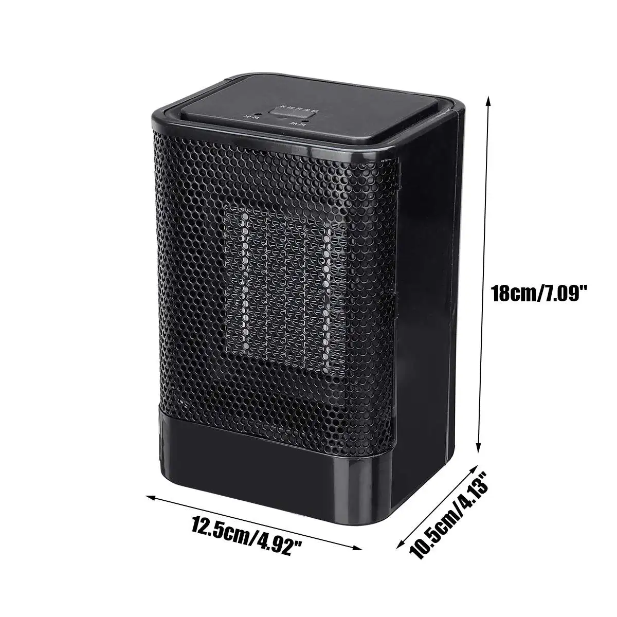 

700W 220V Portable Electric Mini Fan Space Heater Winter Warm Home Office Desk PTC Ceramic Heating Energy Saving Hot/Cool 2 in 1