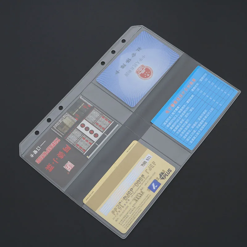 Папка держатель TOPPER A5/A6 из ПВХ стильный спиральный Органайзер на молнии