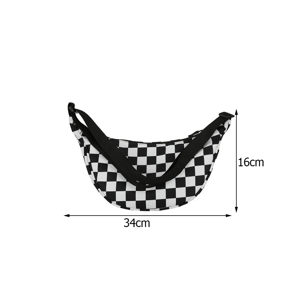 

Women's Bag for 2021 Trend Plaid Butterfly Cow Pattern Printing Oxford Cloth Shoulder Crossbody Messenger Bag Female Handbags