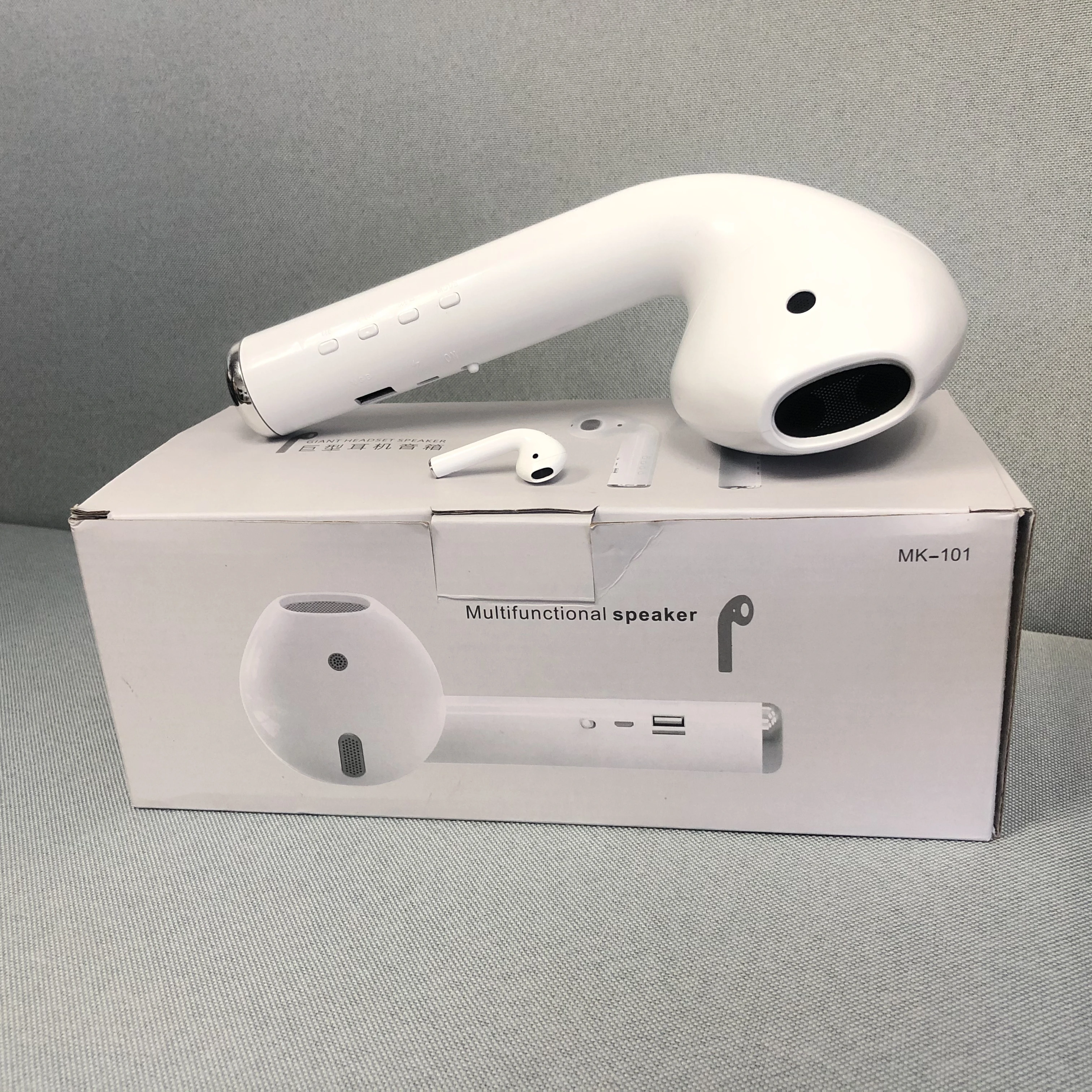 Гигантская гарнитура динамик Bluetooth беспроводной HIFI сабвуфер Поддержка U диска TF