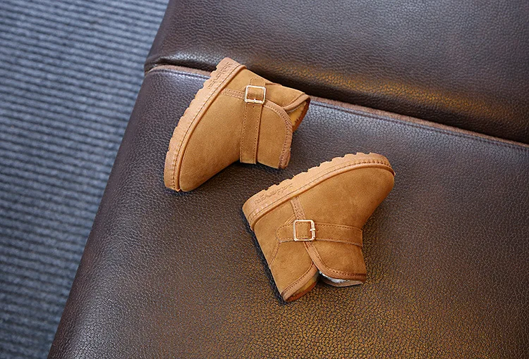 Новинка года; зимняя детская обувь; детская хлопковая обувь; бархатные утепленные Нескользящие зимние сапоги