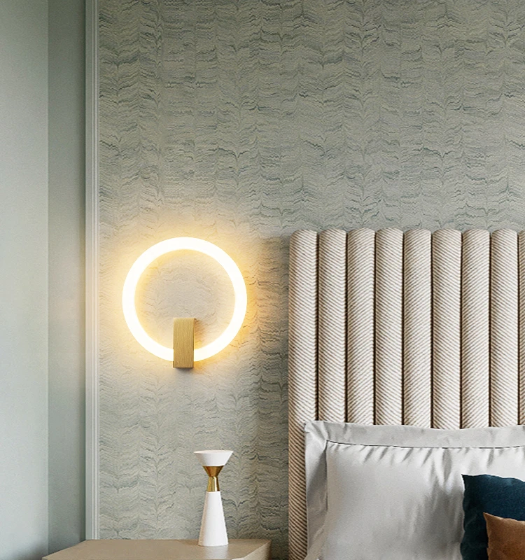

Luxury Minimalist Wall Lights Bedroom Living Room Decoration Bedside Wall Lights Indoor Lighting Lampara Home Decor BC50BD