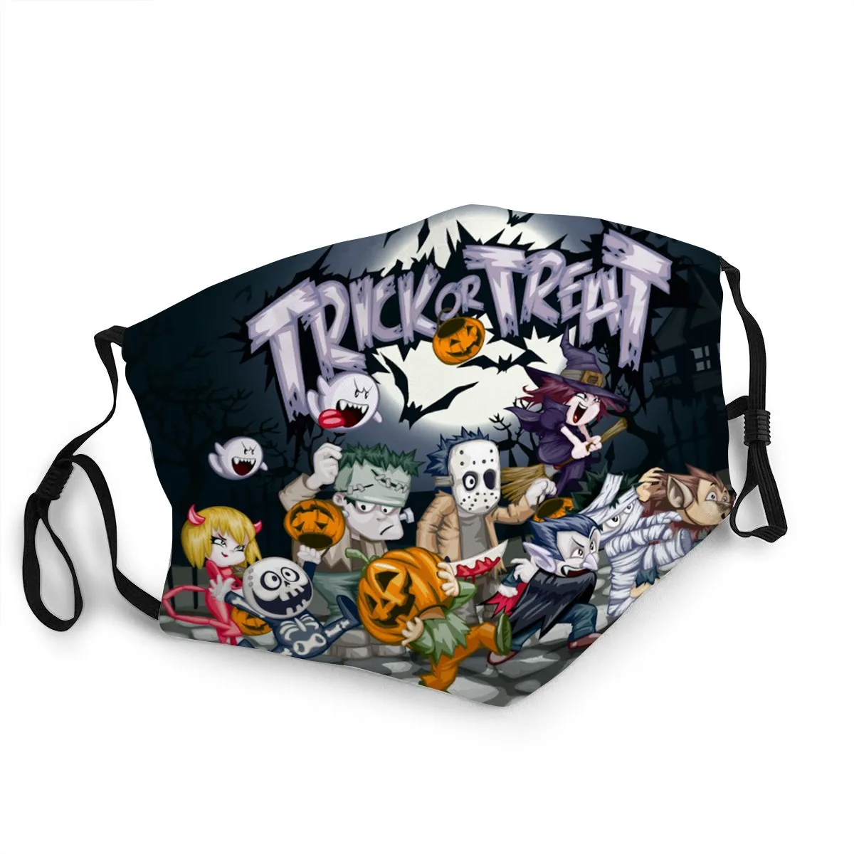 Hallowmas демон голову защитный лицевой щиток для детей многоразовая водная маска