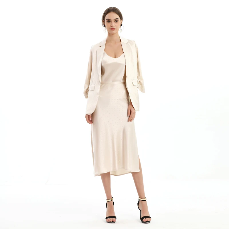 

New Fashion High Quality Summer Party Workplace Sexy Moon Print Sling Tops Casual Half Skirt Vintage Elegant Chic Women'S Sets