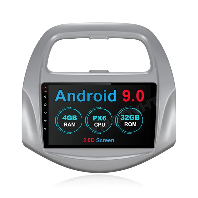 YMODVHT 2.5D 9 дюймов 4 Гб + 64 ГБ Android 0 Автомобильный DVD Радио для Chevrolet Spark 2018 2019 GPS