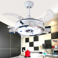 bedroom decor led invisible ceiling fan light lamp dining room ceiling fans with lights remote control lamps for living room