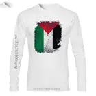 Новинка 2020, Мужская футболка, модная Винтажная футболка с национальным флагом Палестины