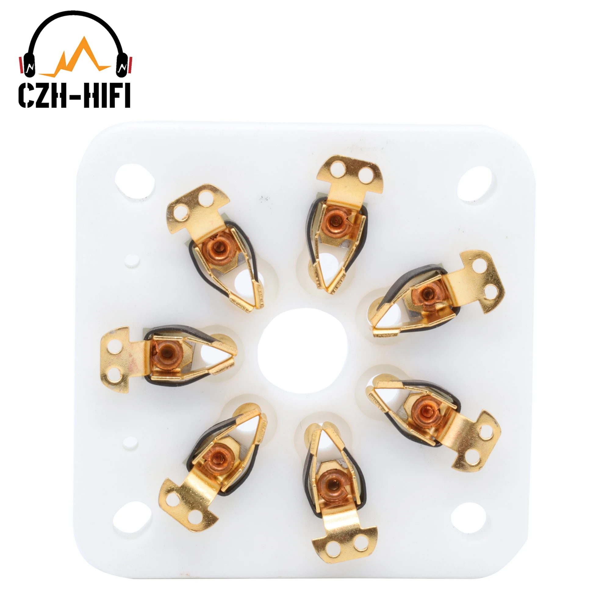 1PC 7PIN TUBE SOCKET B7A Ceramic VALVE BASE for 813 FU-13 4B27 5-125B 8001 Vintage Audio Amplifier DIY Project Chassis Mount | Электроника