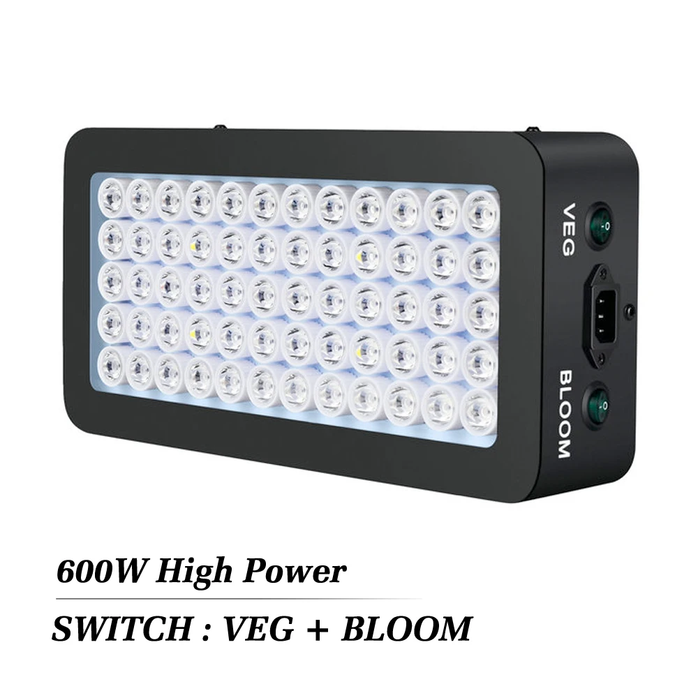 Оптическая линза Серия 600W полный спектр светодиодный свет для выращивания на