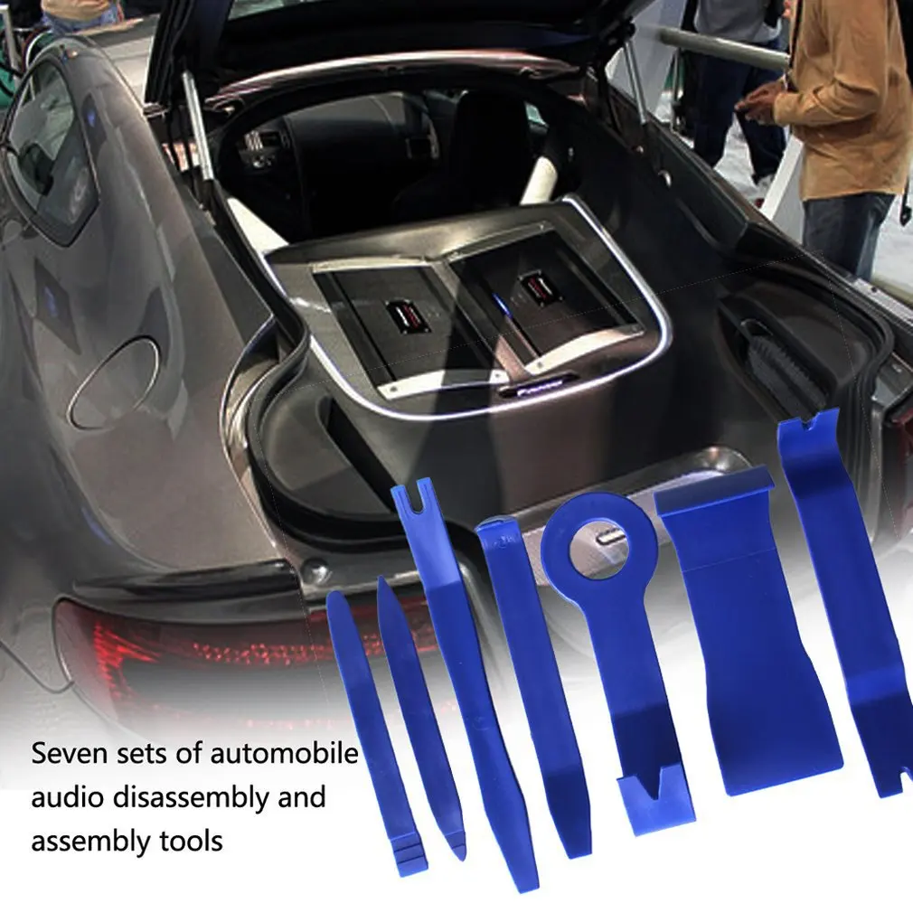 

Car Audio Disassembly Tool 7-Piece Set Audio Modification And Removal Tool Sound Insulation Repair Tool