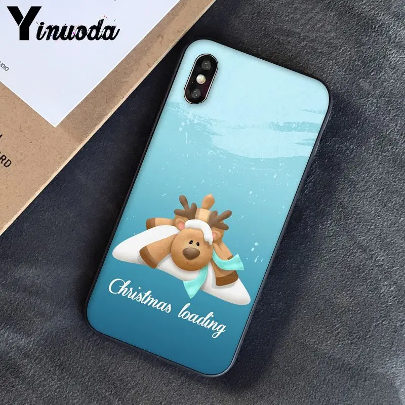 A6 Yinuoda happy new year Custom Photo мягкий чехол для iPhone X XS MAX 6 6s 7 7plus 8 8Plus 5 5S SE XR 11 11pro max - Цвет: A6